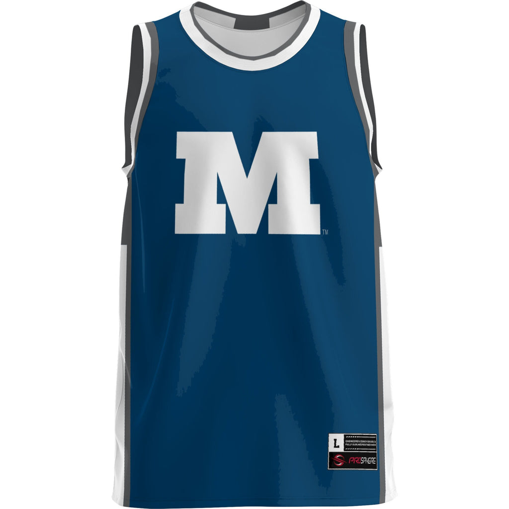 Millikin Big Blue Lightweight Basketball Jersey - Blue product image 3, provided for visual reference and product detail