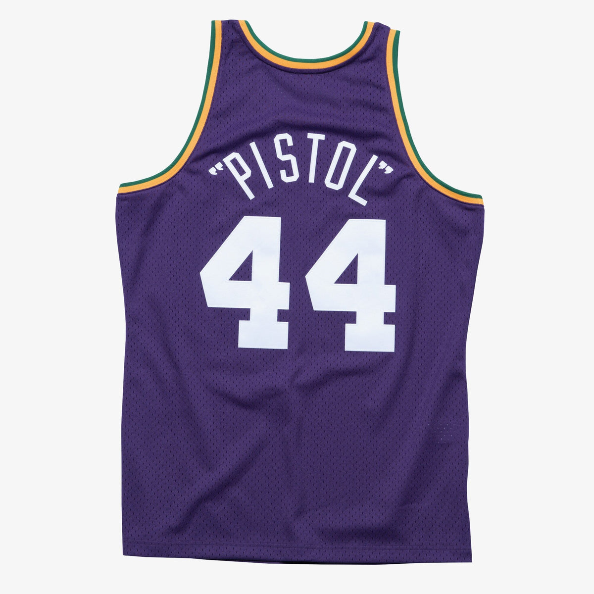 New Orleans Jazz Pete Maravich 1974 Swingman Road Authentic Jersey - Purple product image 4, provided for visual reference