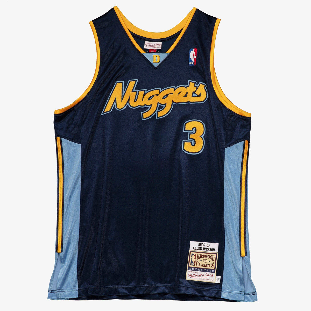 Denver Nuggets Authentic Jersey Allen Iverson 2006-07 product image 1, provided for visual reference and product detail