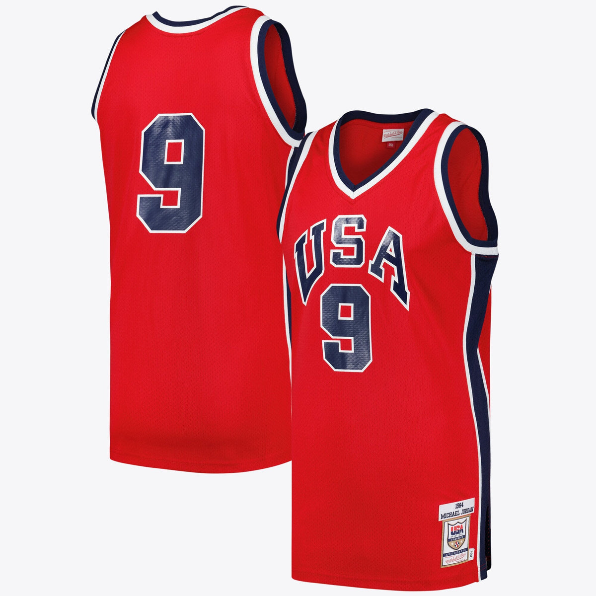 USA Michael Jordan Team USA 1984 Jersey product image 1, provided for visual reference and product detail review