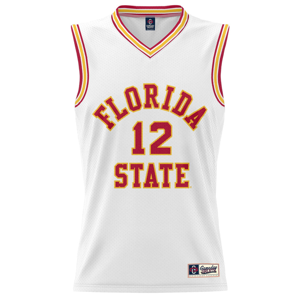 Charlie Ward Florida State Seminoles Lightweight Basketball Jersey - White product image 3, provided for visual reference