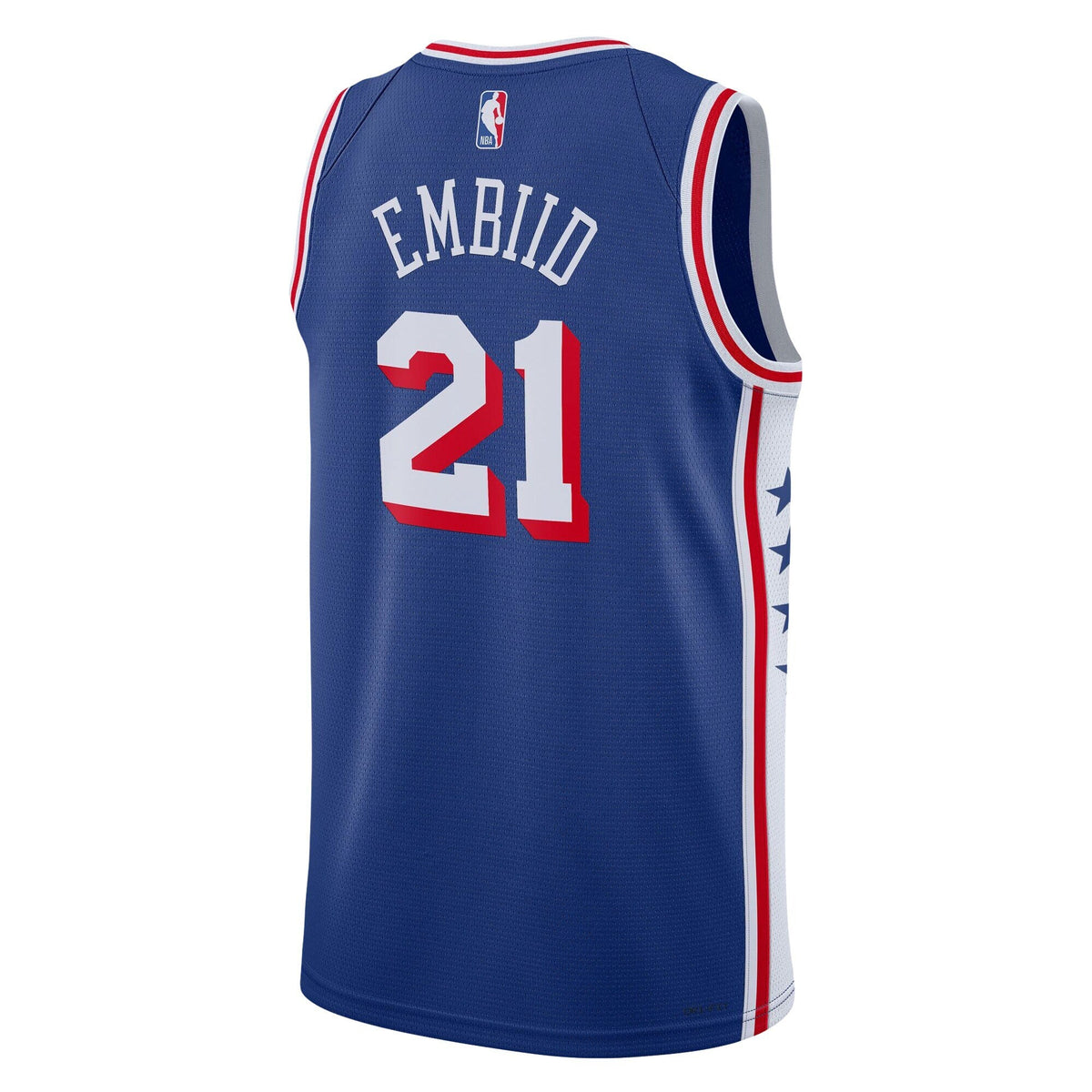 Philadelphia 76ers Icon Edition Swingman Jersey - Joel Embiid product image 4, provided for visual reference and product