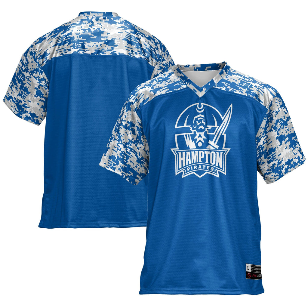 Hampton Pirates Football Jersey - Royal product image 1, provided for visual reference and product detail review
