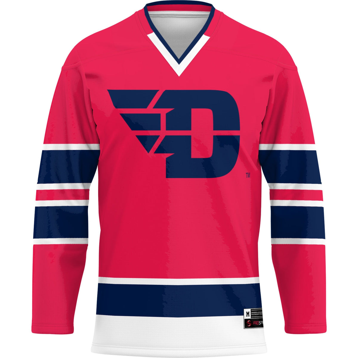 Dayton Flyers Hockey Jersey - Red product image 3, provided for visual reference and product detail review