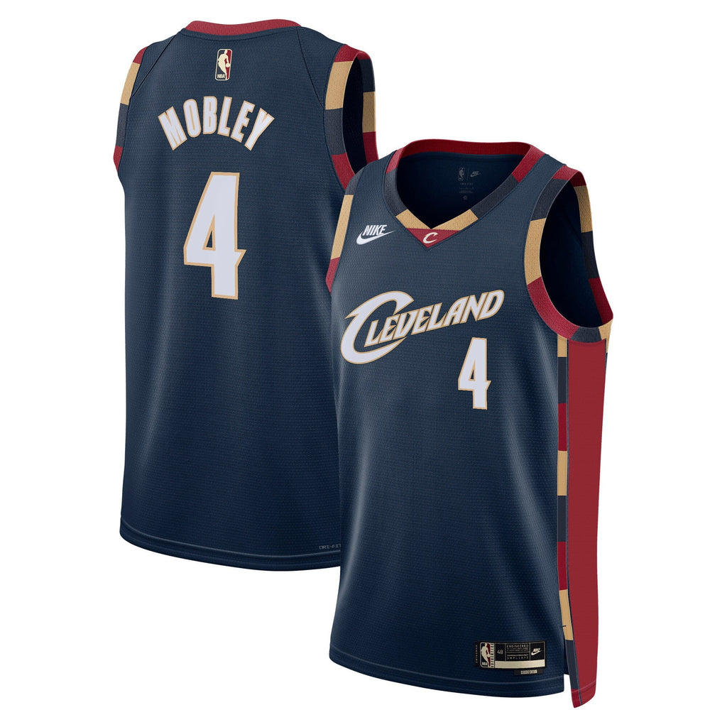 Cleveland Cavaliers Classic Edition Jersey - Navy - Evan Mobley product image 1, provided for visual reference and product