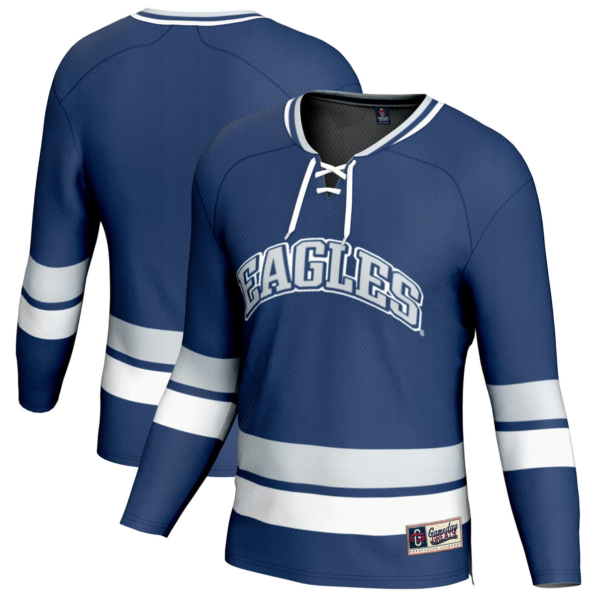 Emory Eagles Hockey Jersey - Blue product image 2, provided for visual reference and product detail review