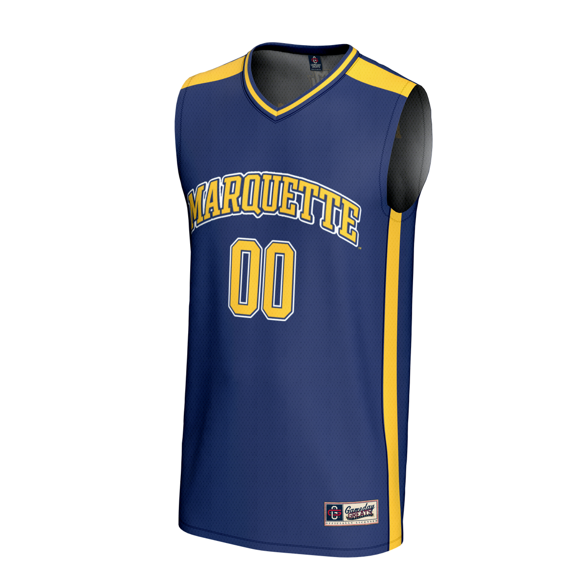 Marquette Golden Eagles NIL Pick-A-Player Lightweight Basketball Fashion Jersey - Blue product image 3, provided for visual