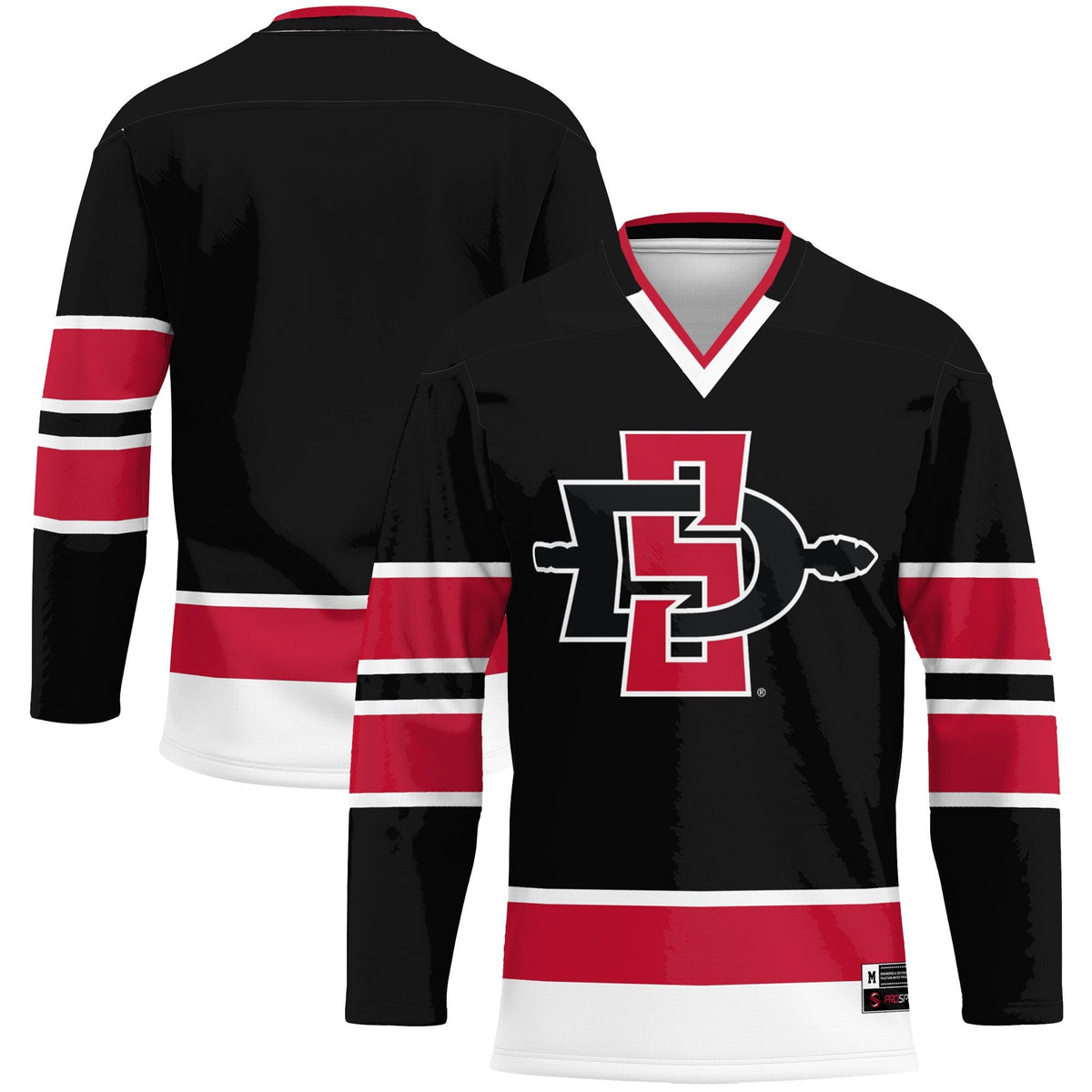San Diego State Aztecs Hockey Jersey - Black product image 1, provided for visual reference and product detail review