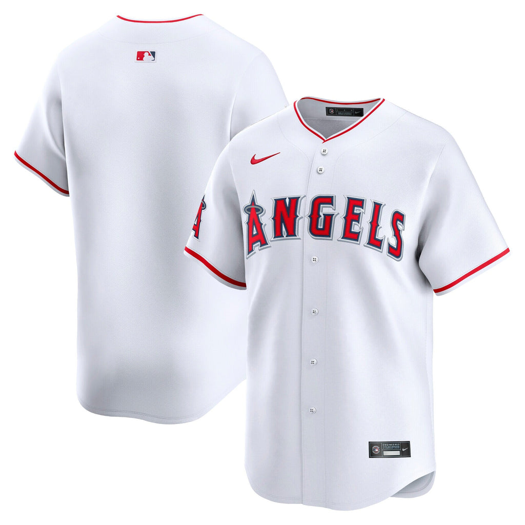 Los Angeles Angels White Home Limited Jersey product image 1, provided for visual reference and product detail review
