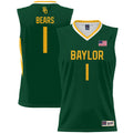 #1 Baylor Bears Lightweight Basketball Jersey - Green product image 1, provided for visual reference and product detail