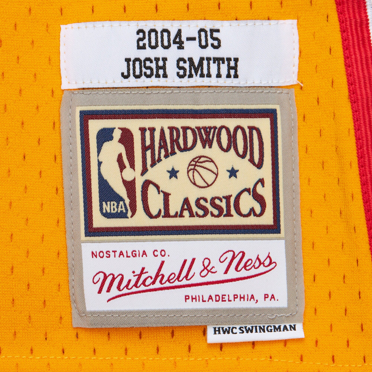 Atlanta Hawks Josh Smith 2004 Alternate Authentic Jersey - Yellow product image 6, provided for visual reference and product