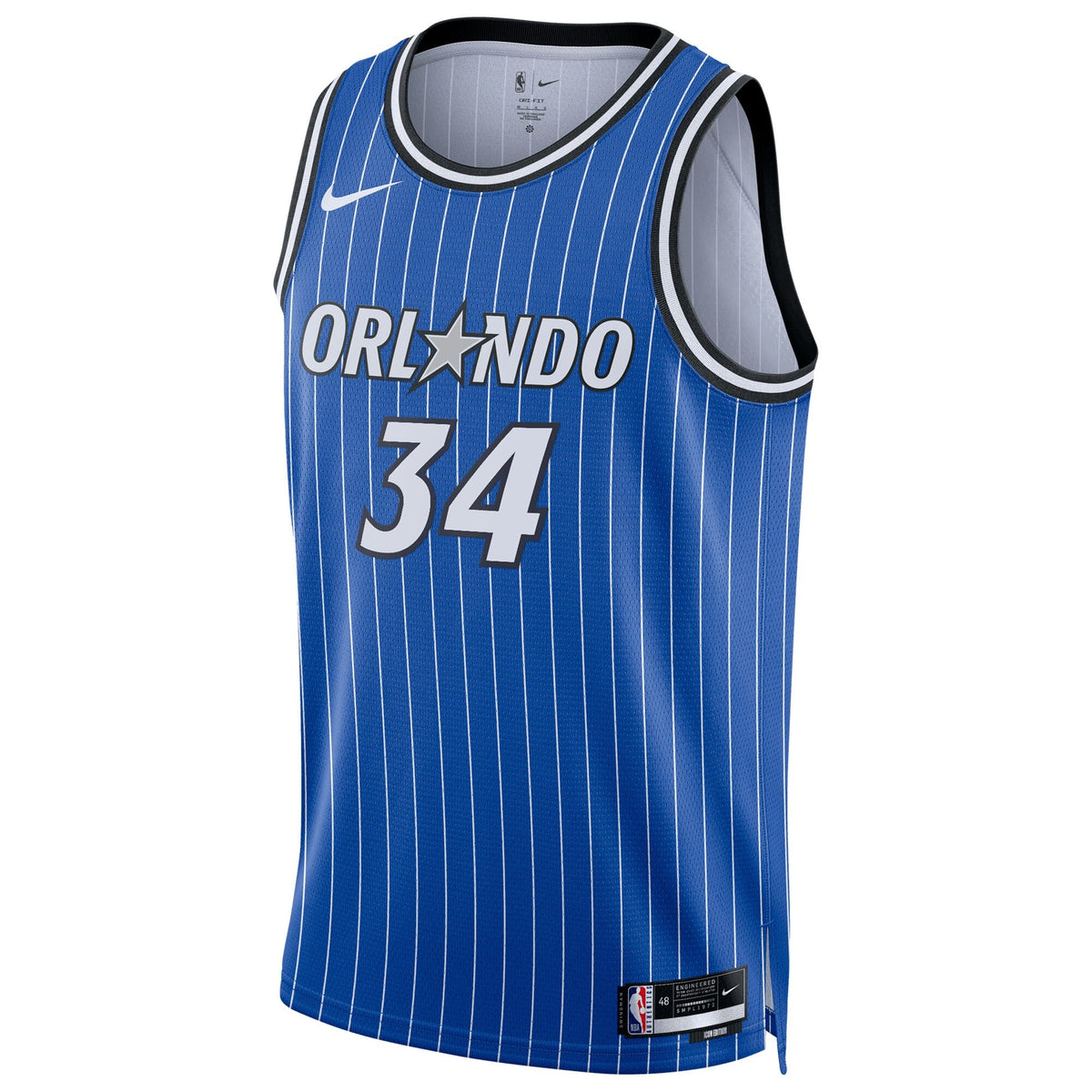 Orlando Magic Replica Icon Edition Swingman Jersey - Blue - Wendell Carter Jr. product image 3, provided for visual