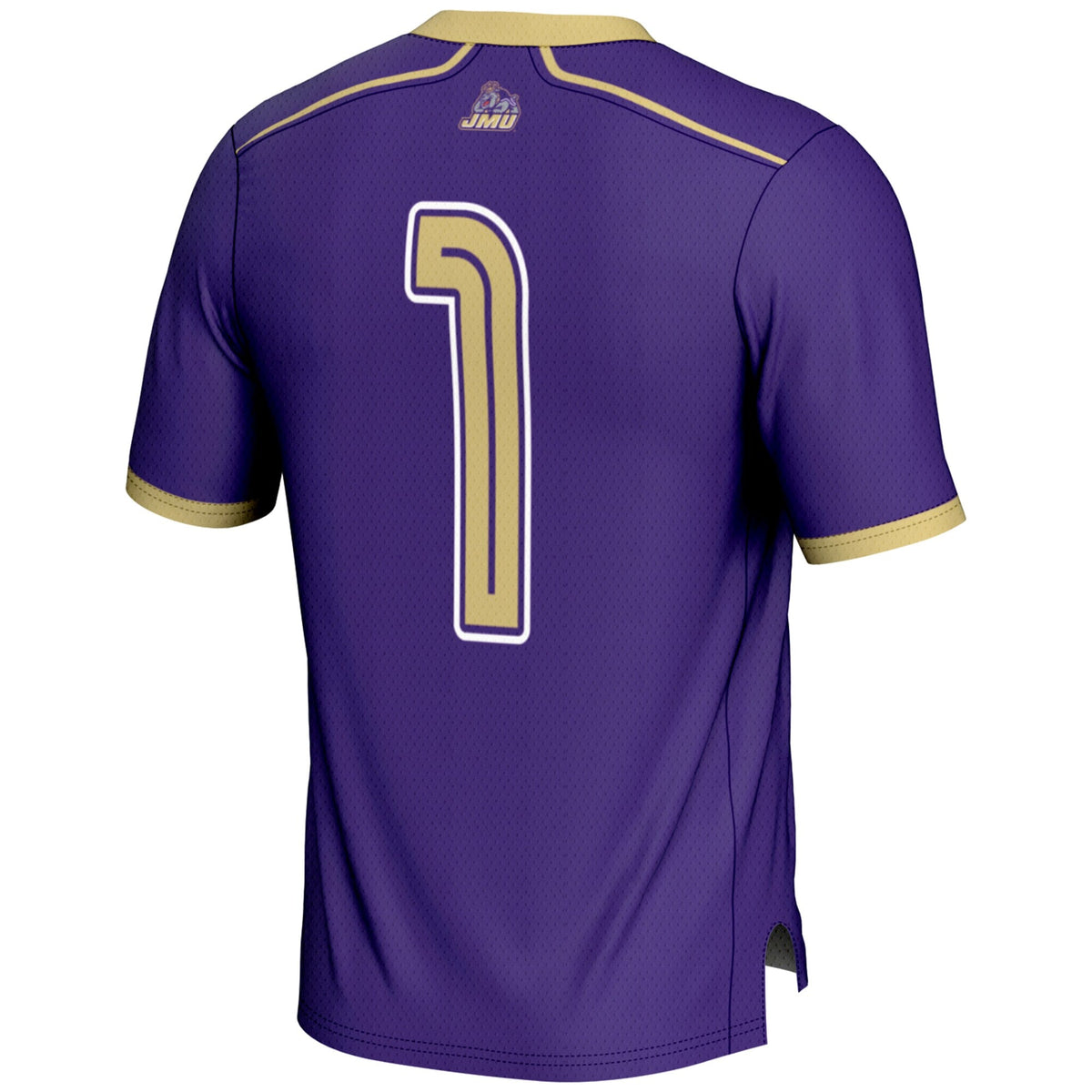 James Madison Dukes #1 Lightweight Lacrosse Jersey - Purple product image 4, provided for visual reference and product