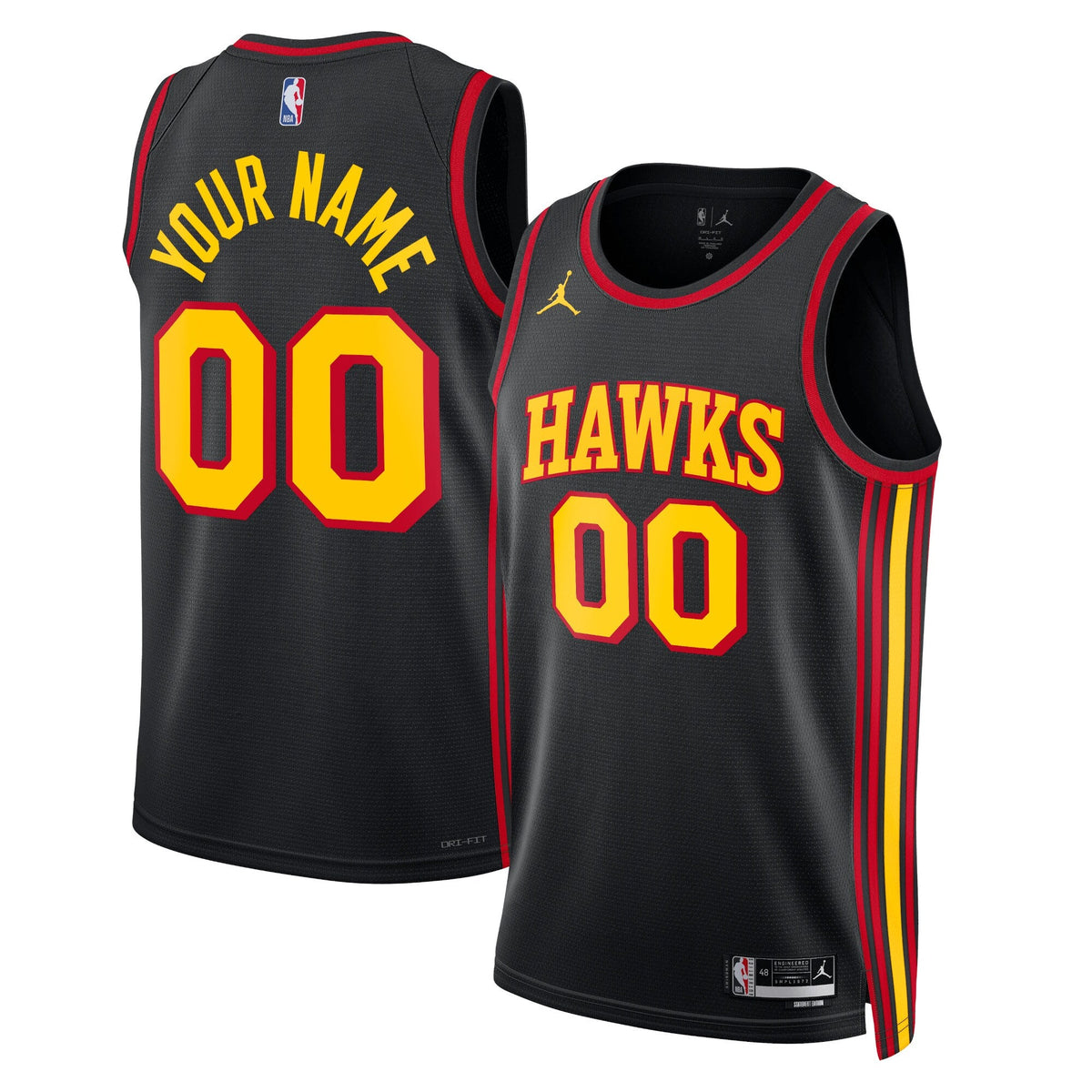 Atlanta Hawks Statement Swingman Jersey - Custom product image 1, provided for visual reference and product detail review