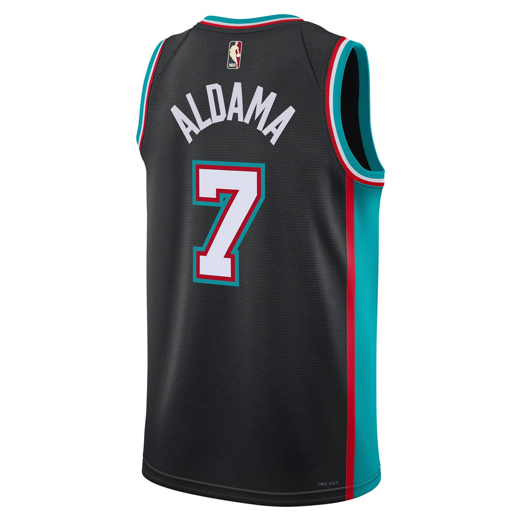 Memphis Grizzlies Classic Edition Jersey - Black - Santi Aldama product image 4, provided for visual reference and product