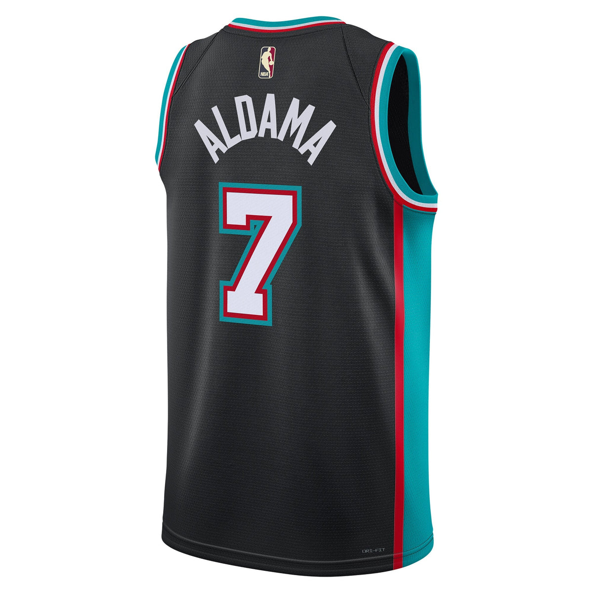 Memphis Grizzlies Classic Edition Jersey - Black - Santi Aldama product image 4, provided for visual reference and product