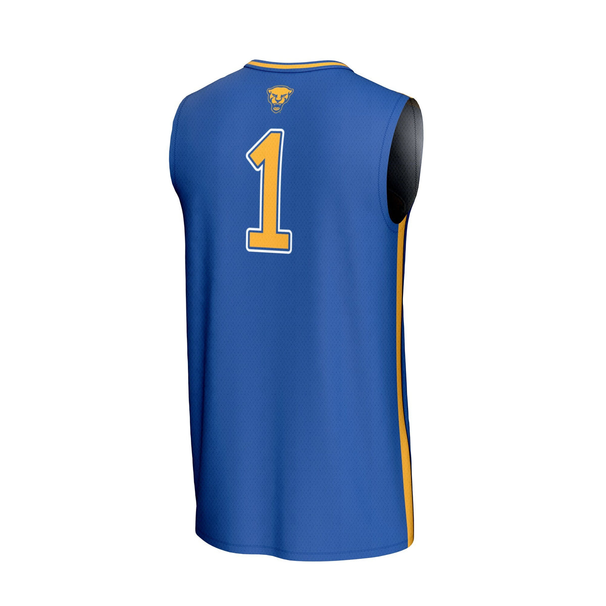 #1 Pitt Panthers Lightweight Collegiate Basketball Fashion Jersey - Royal product image 4, provided for visual reference and