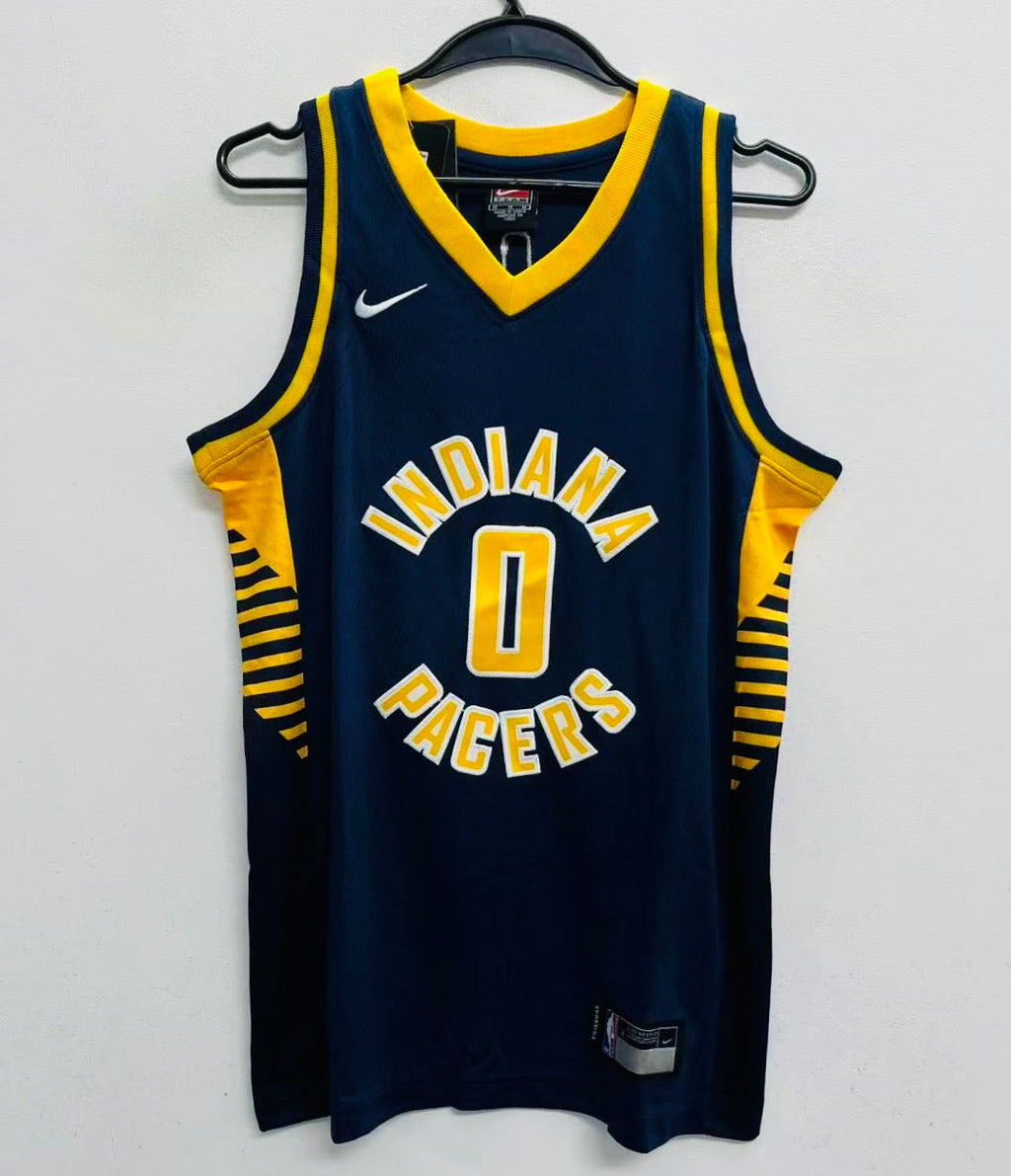 Tyrese Haliburton YOUTH KIDS Official NBA Nike Jersey blue product image 2