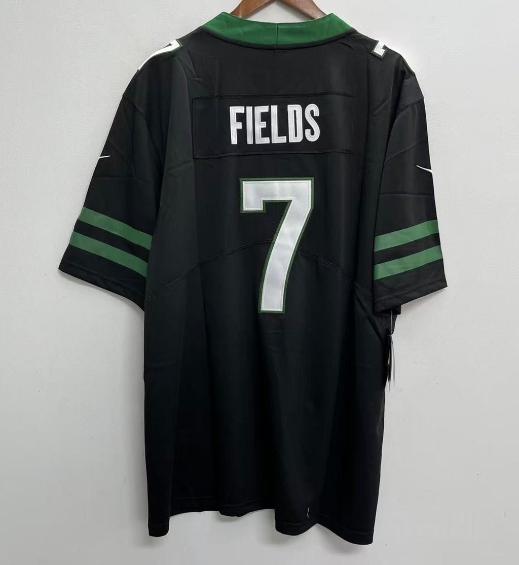 Justin Fields New York Jets Official NFL Nike Jersey black product image 1