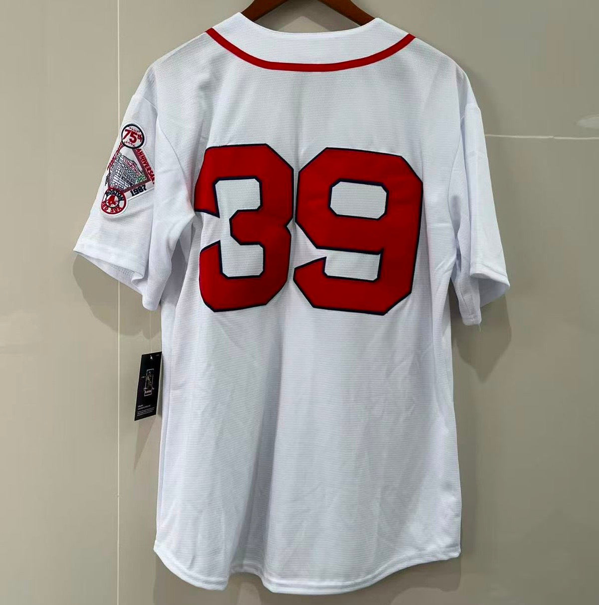 Mike Greenwell 1987 Boston Red Sox Official MLB Majestic product image 1