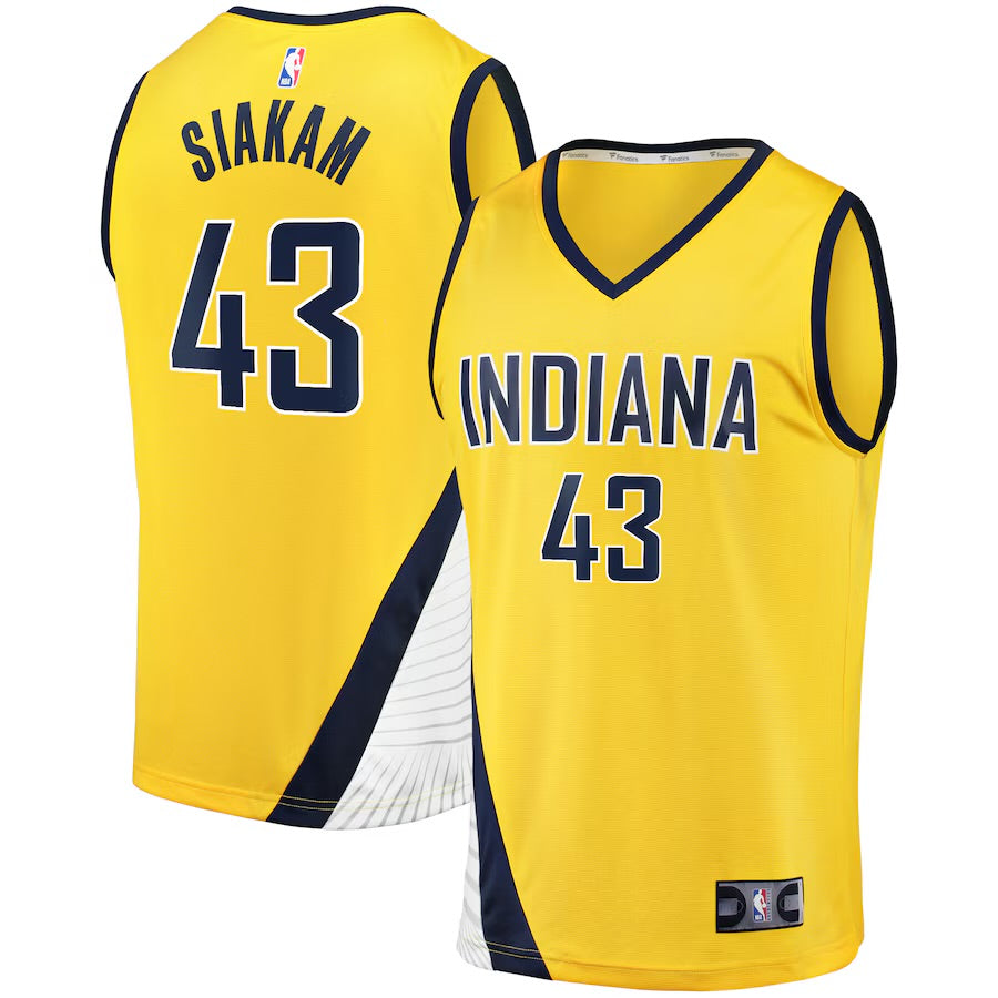 Pascal Siakam Indiana Pacers Official NBA Nike Jersey yellow product image 1