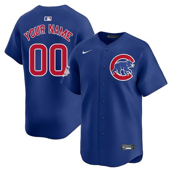 Any Name & Number Chicago Cubs Official MLB Nike Customized product image 1
