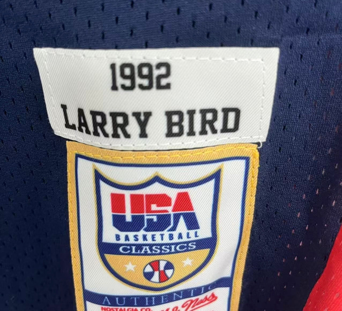 Larry Bird 1992 USA Dream Team Jersey Mitchell & Ness product image 3
