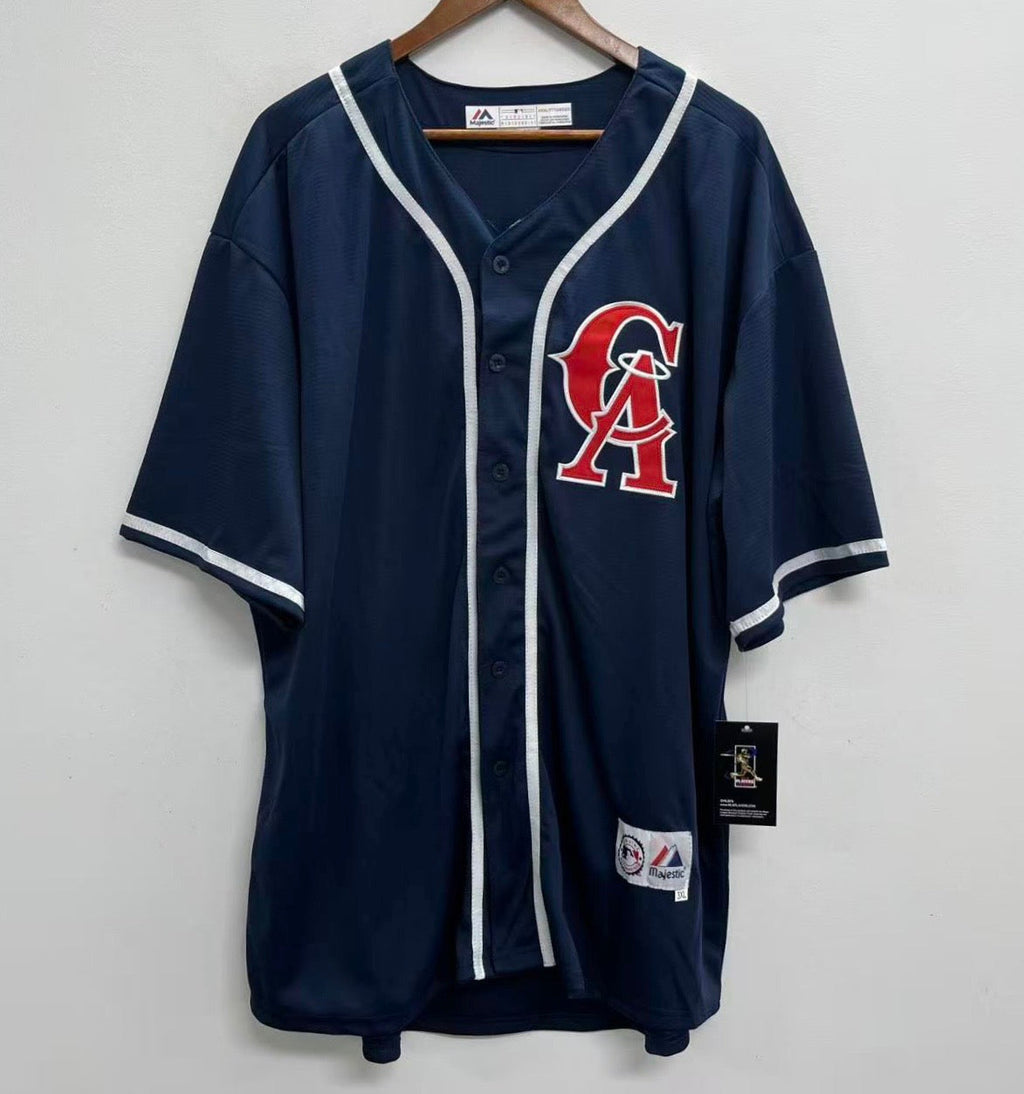 Jim Abbott Anaheim California Angels Official MLB Majestic product image 2