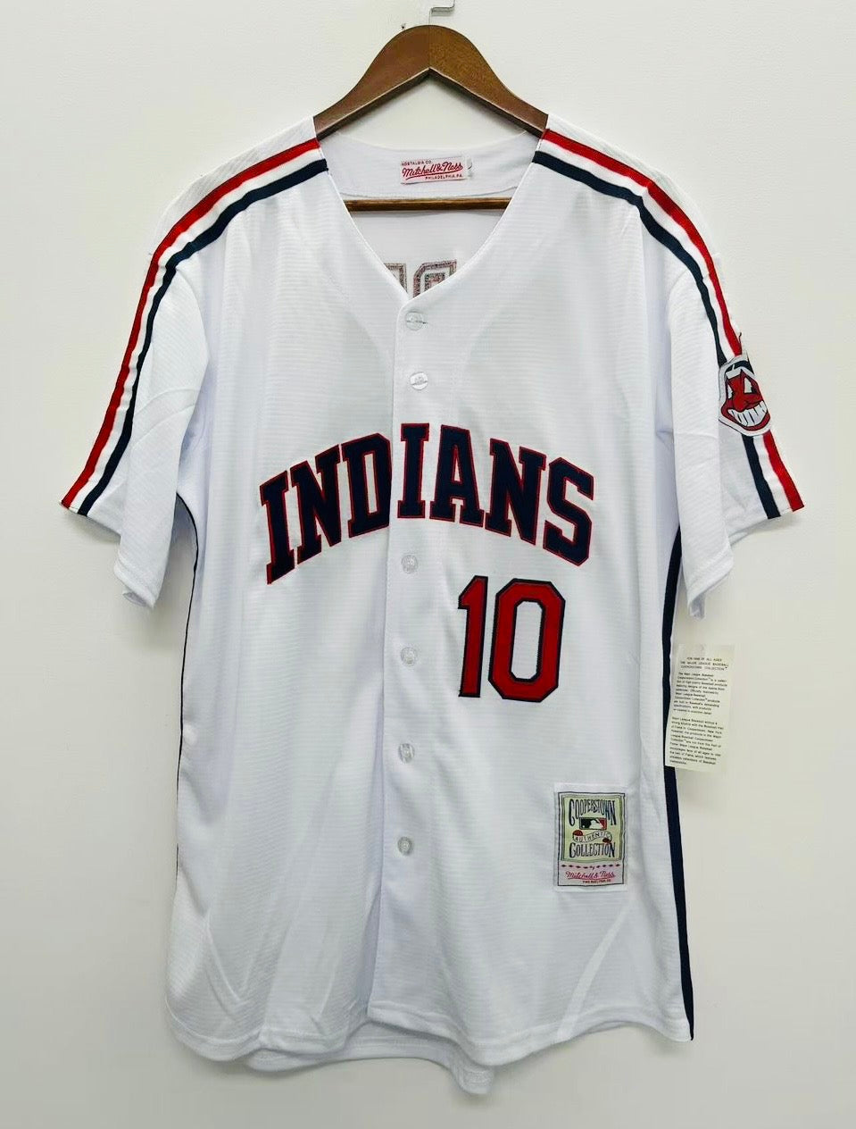 Eddie Harris Jersey Major League Cleveland Indians Mitchell product image 2