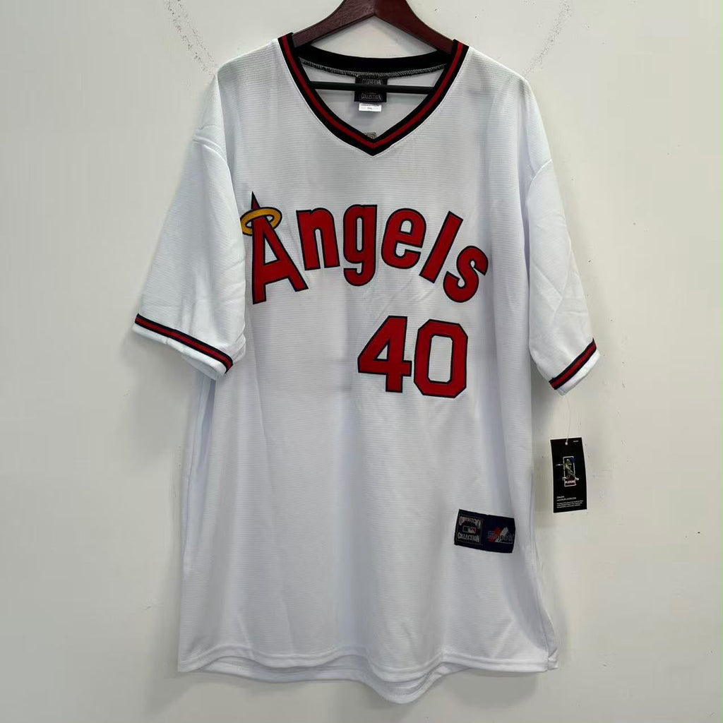 Frank Tanana California Angels Official MLB Majestic Jersey product image 2
