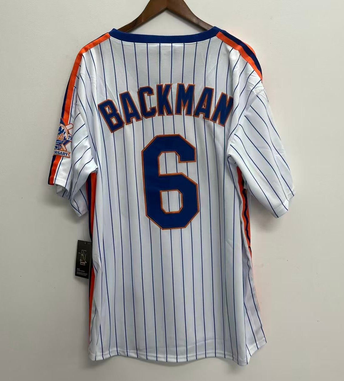 Wally Backman 1986 New York Mets Jersey Mitchell & Ness product image 1