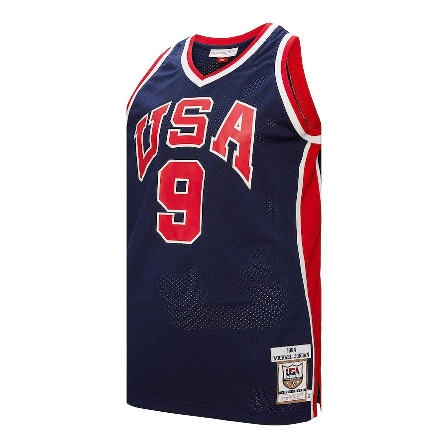Michael Jordan 1984 USA Jersey Mitchell & Ness blue product image 2