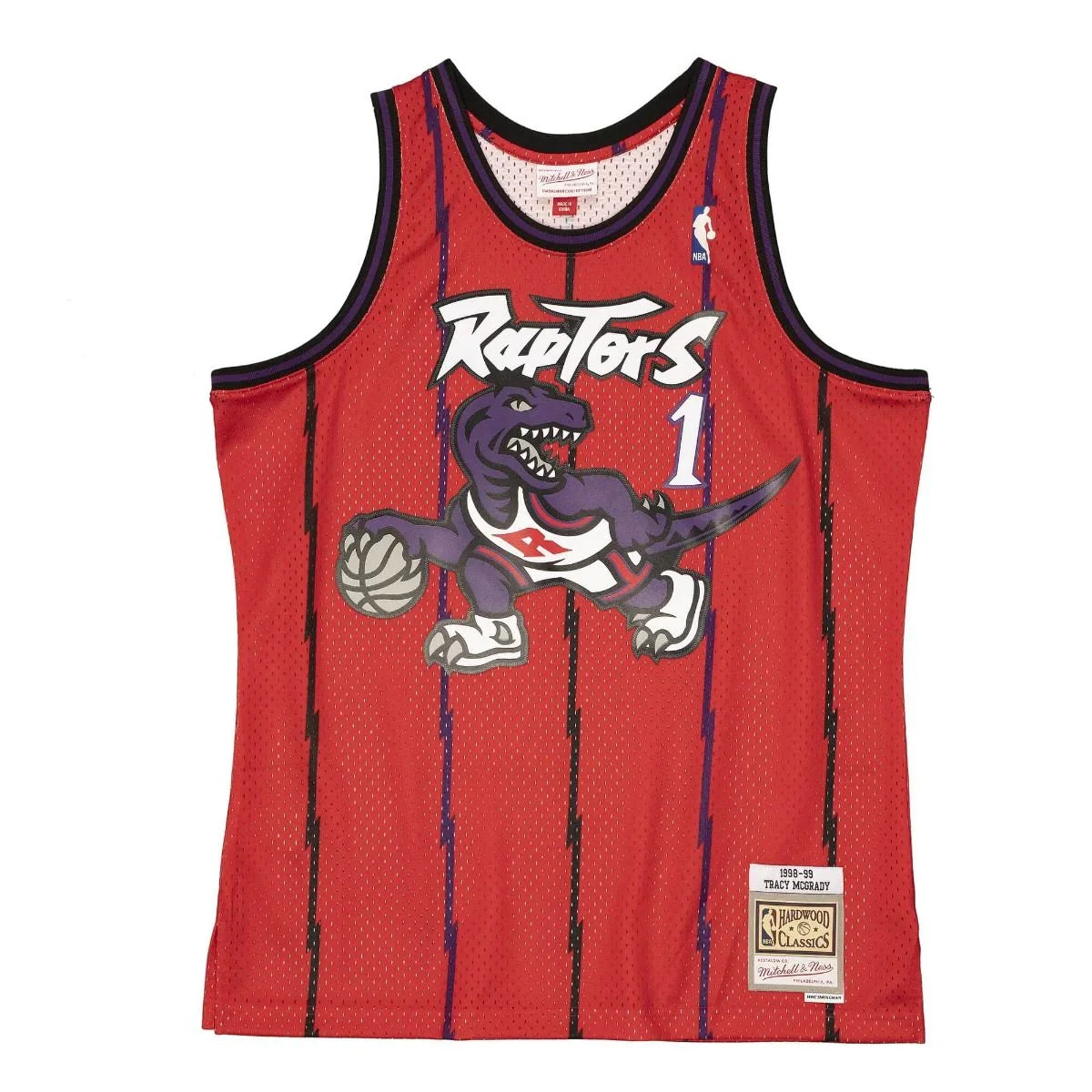 Tracy McGrady 1998 - 1999 Toronto Raptors Official NBA product image 2