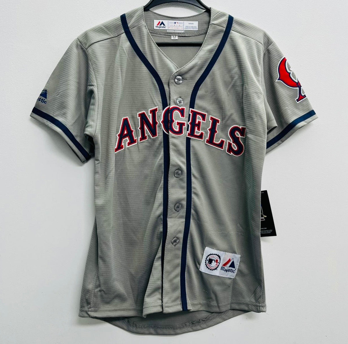 Jim Abbott YOUTH KIDS Anaheim Angels Official MLB Majestic product image 2