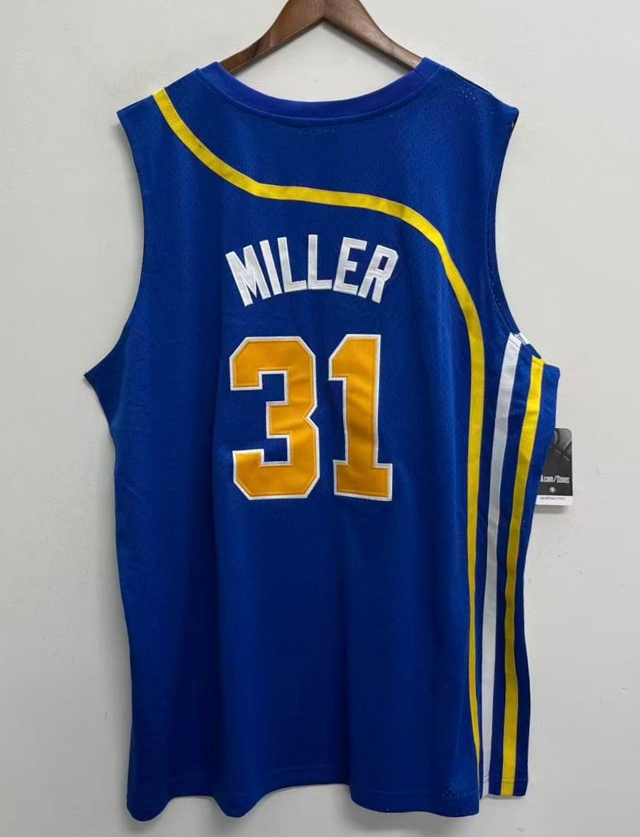 Reggie Miller Indiana Pacers Official NBA Adidas Jersey Blue product image 1
