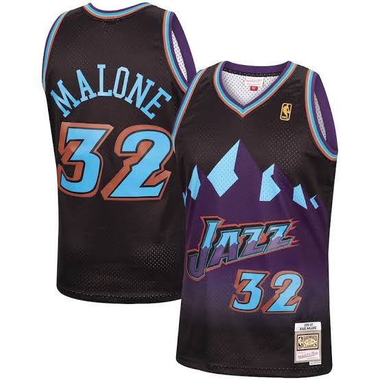 Karl Malone YOUTH KIDS Utah Jazz Mitchell & Ness Jersey product image 1