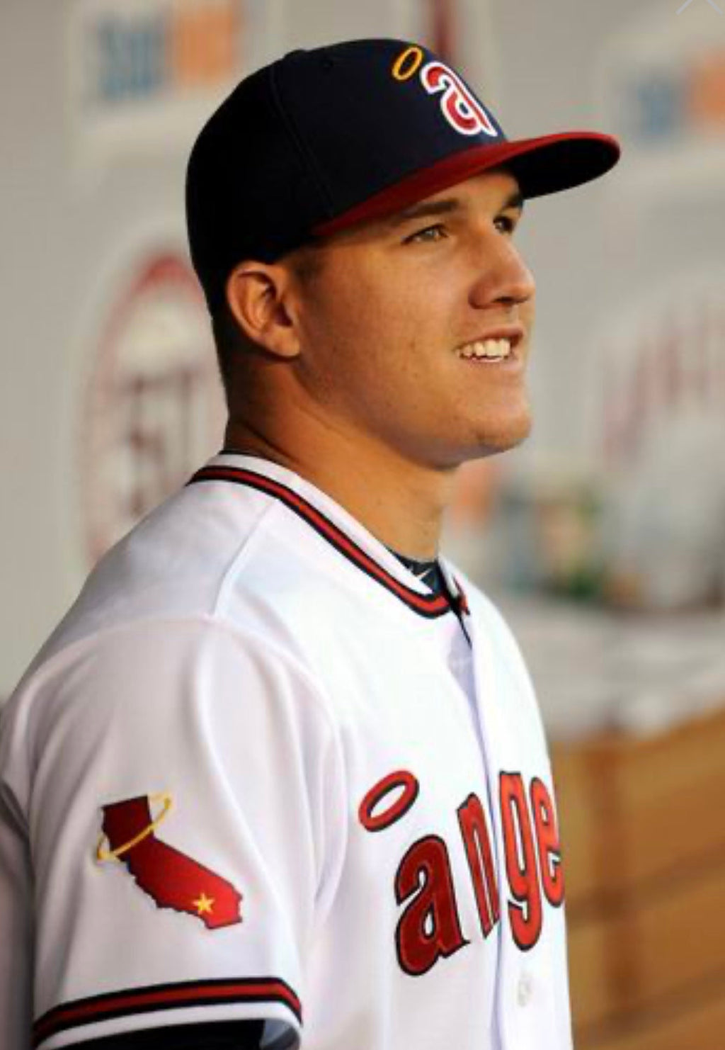 Mike Trout 1970’s retro Anaheim Los Angeles California product image 4