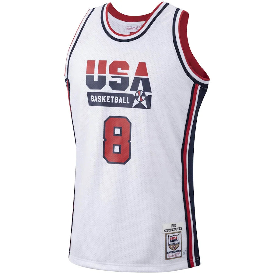 Scottie Pippen USA Olympic Basketball Jersey Mitchell & product image 3