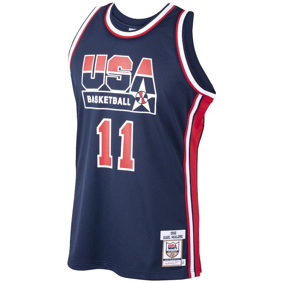 Karl Malone YOUTH KIDS USA Basketball Olympic Mitchell & product image 3