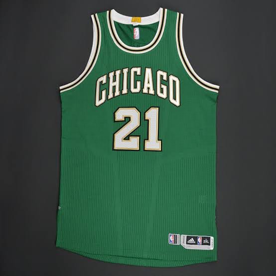 Jimmy Butler Chicago Bulls St Patrick’s Day Green Official product image 2