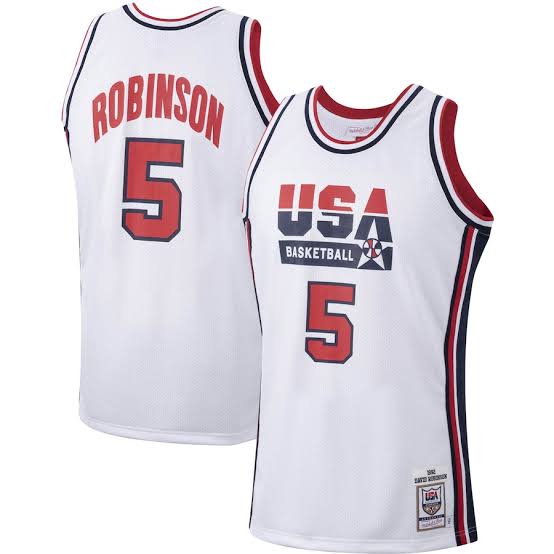 David Robinson YOUTH KIDS USA Basketball Olympic Mitchell & product image 1