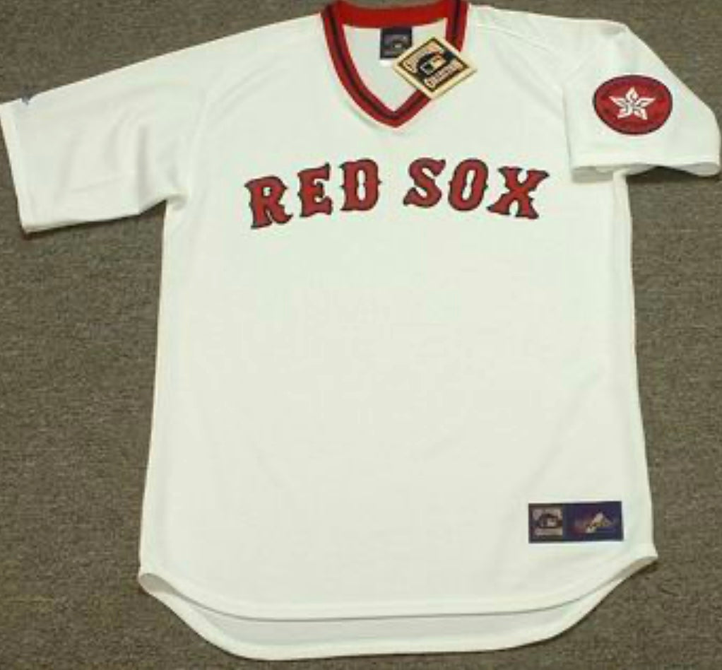 Fred Lynn 1975 Boston Red Sox Official MLB Majestic Jersey product image 2