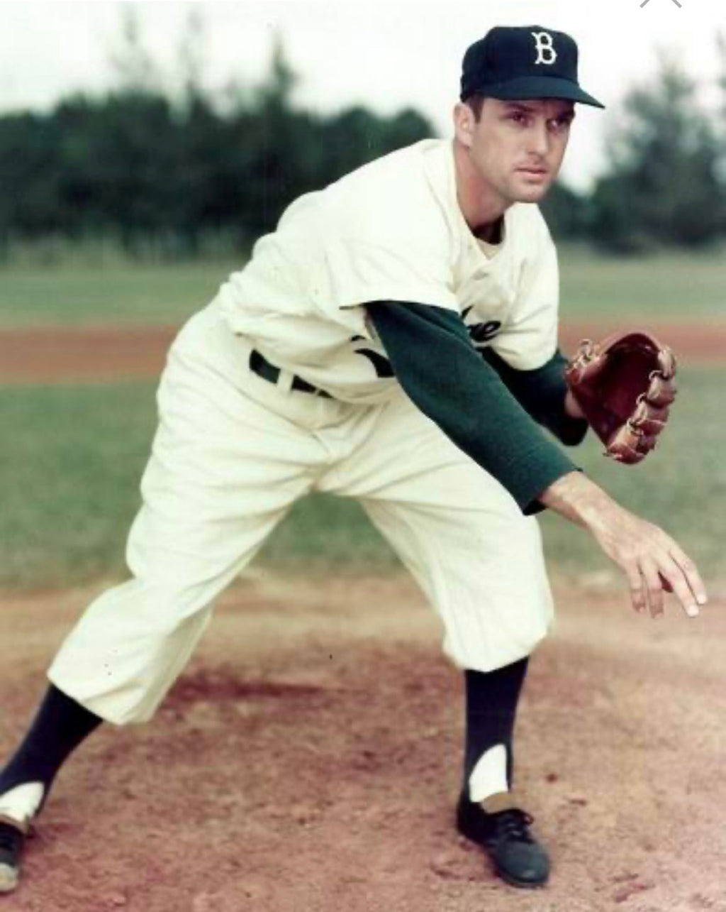 Carl Erskine Brooklyn Dodgers Official MLB Majestic Jersey product image 3
