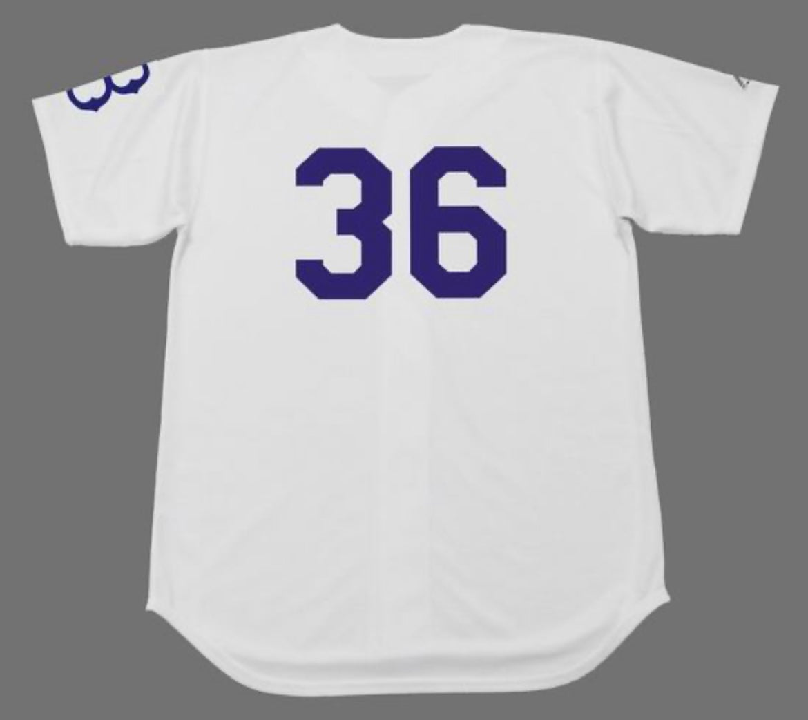 DON NEWCOMBE Brooklyn Dodgers Official MLB Majestic Jersey product image 1