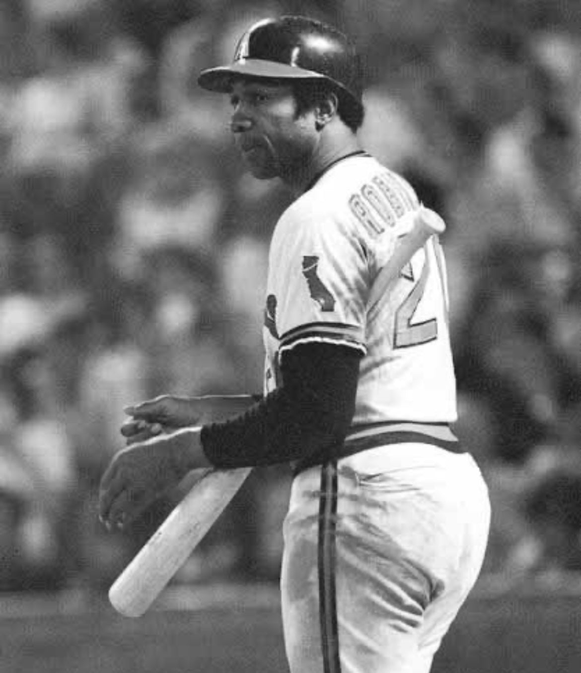 Frank Robinson 1974 Anaheim California Angels Official MLB product image 4