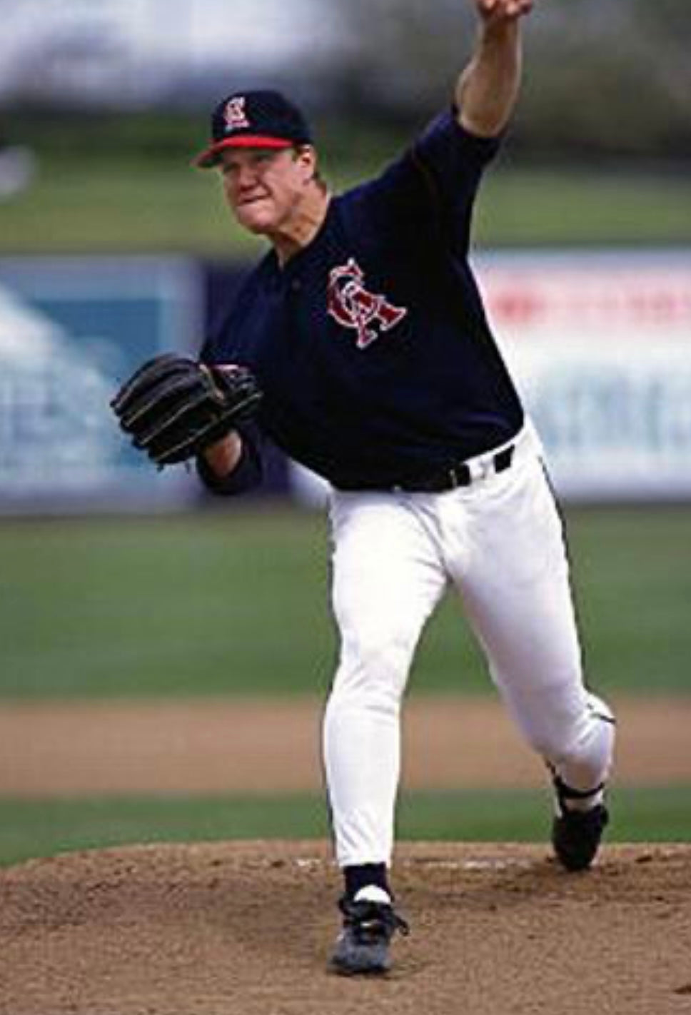 Jim Abbott Anaheim California Angels Official MLB Majestic product image 3