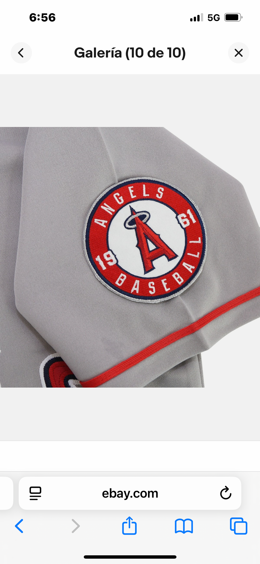 Tim Salmon Anaheim California Angels Official MLB Majestic product image 3