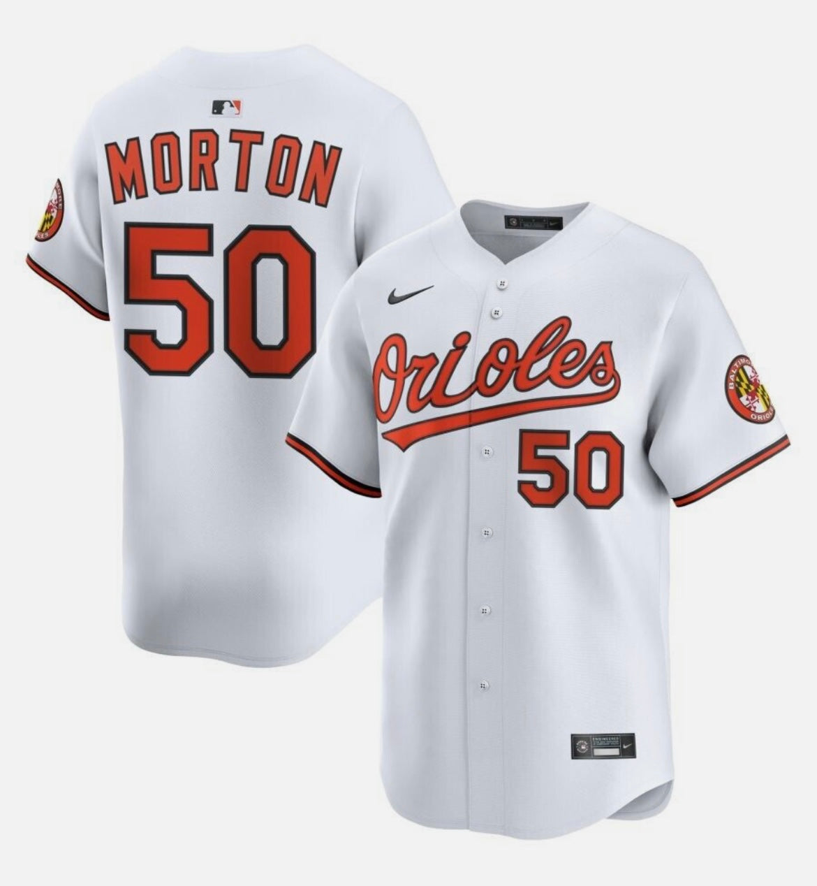 Charlie Morton Baltimore Orioles Official MLB Nike Jersey product image 1