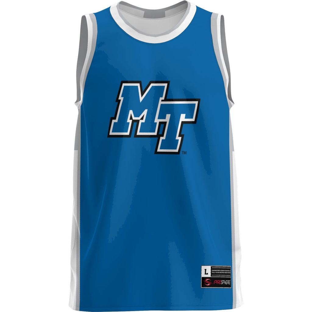 MTSU Blue Raiders Lightweight Basketball Jersey - Royal product image 3, provided for visual reference and product detail