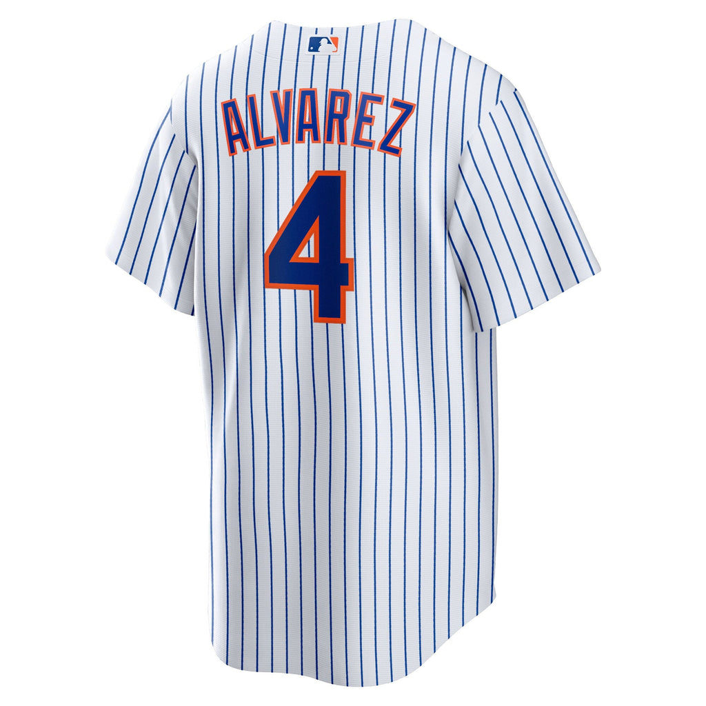 New York Mets Francisco Alvarez White Replica Player Jersey product image 4, provided for visual reference and product